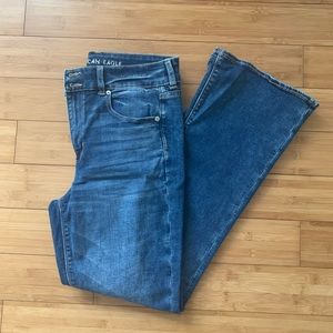 American eagle high rise flare jeans